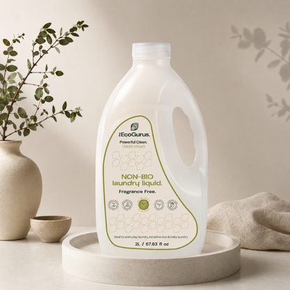 The EcoGurus Non-Bio Laundry Liquid Detergent 2L (40 Washes)