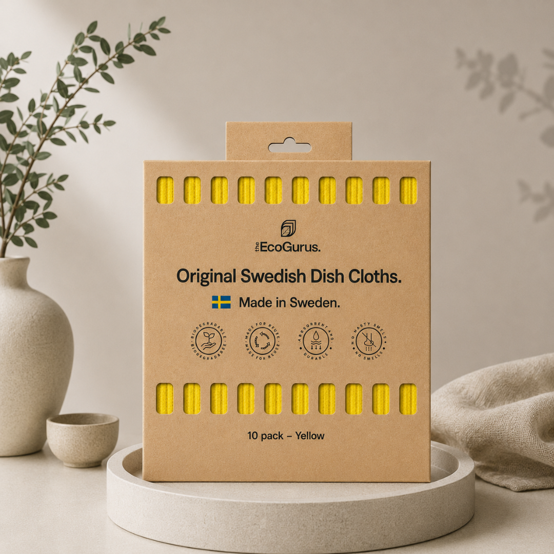 10 x Yellow Swedish Dish Cloths