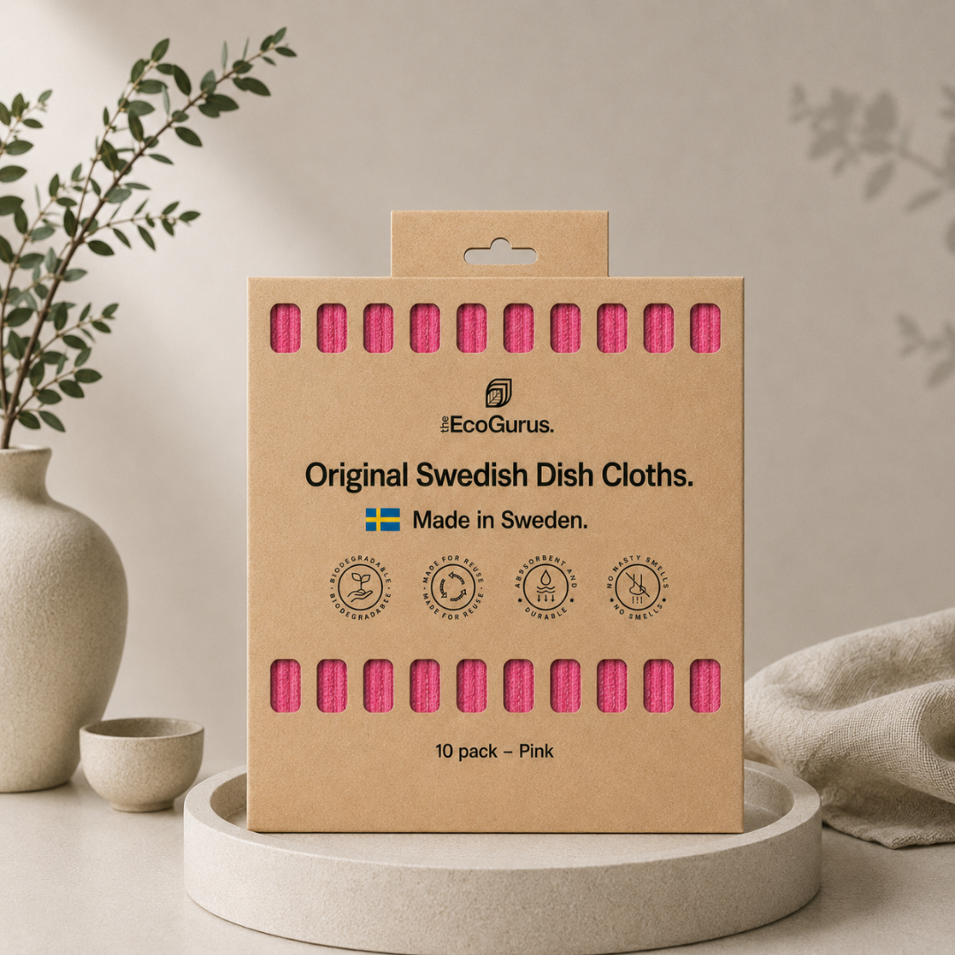 10 x Pink Swedish Dish Cloths