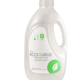 The EcoGurus Non-Bio Laundry Liquid Detergent 2L (40 Washes)