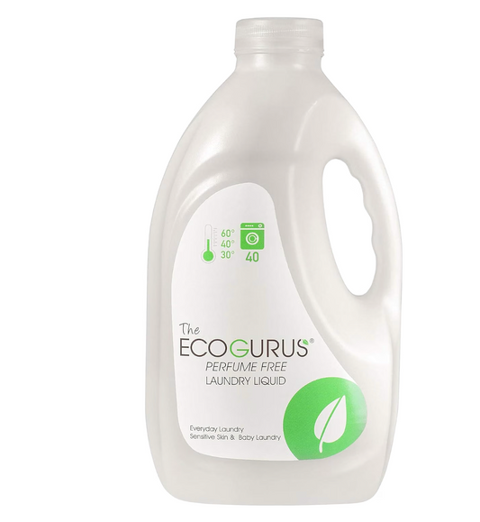 The EcoGurus Non-Bio Laundry Liquid Detergent 2L (40 Washes)