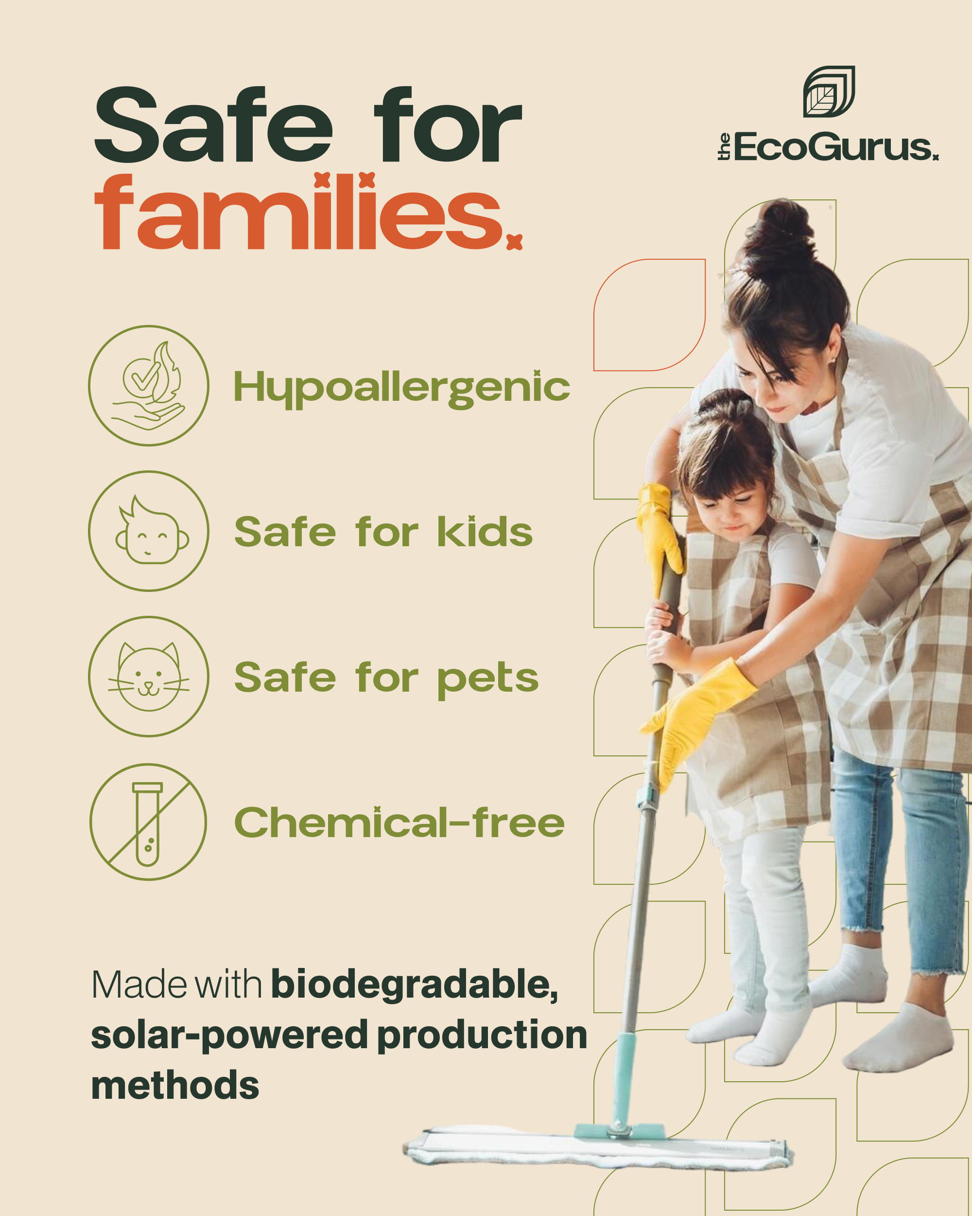 EcoGurus Natural All-Purpose Cleaning Paste – Safe for Kids & Pets
