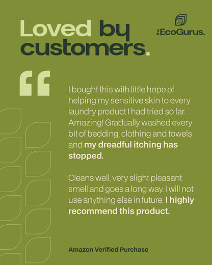 The EcoGurus Non-Bio Laundry Liquid Detergent 4L Refill (80 Washes)