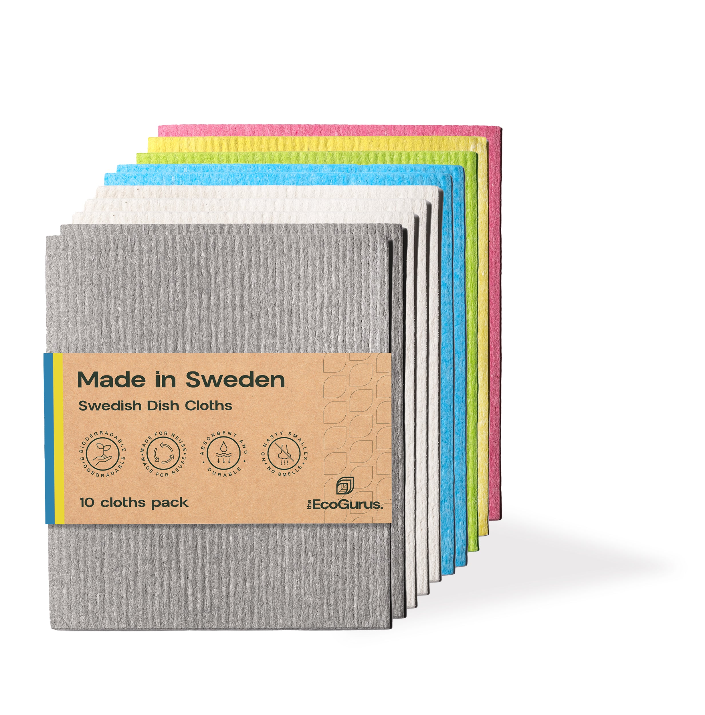 10 x Blue Swedish Dish Cloths