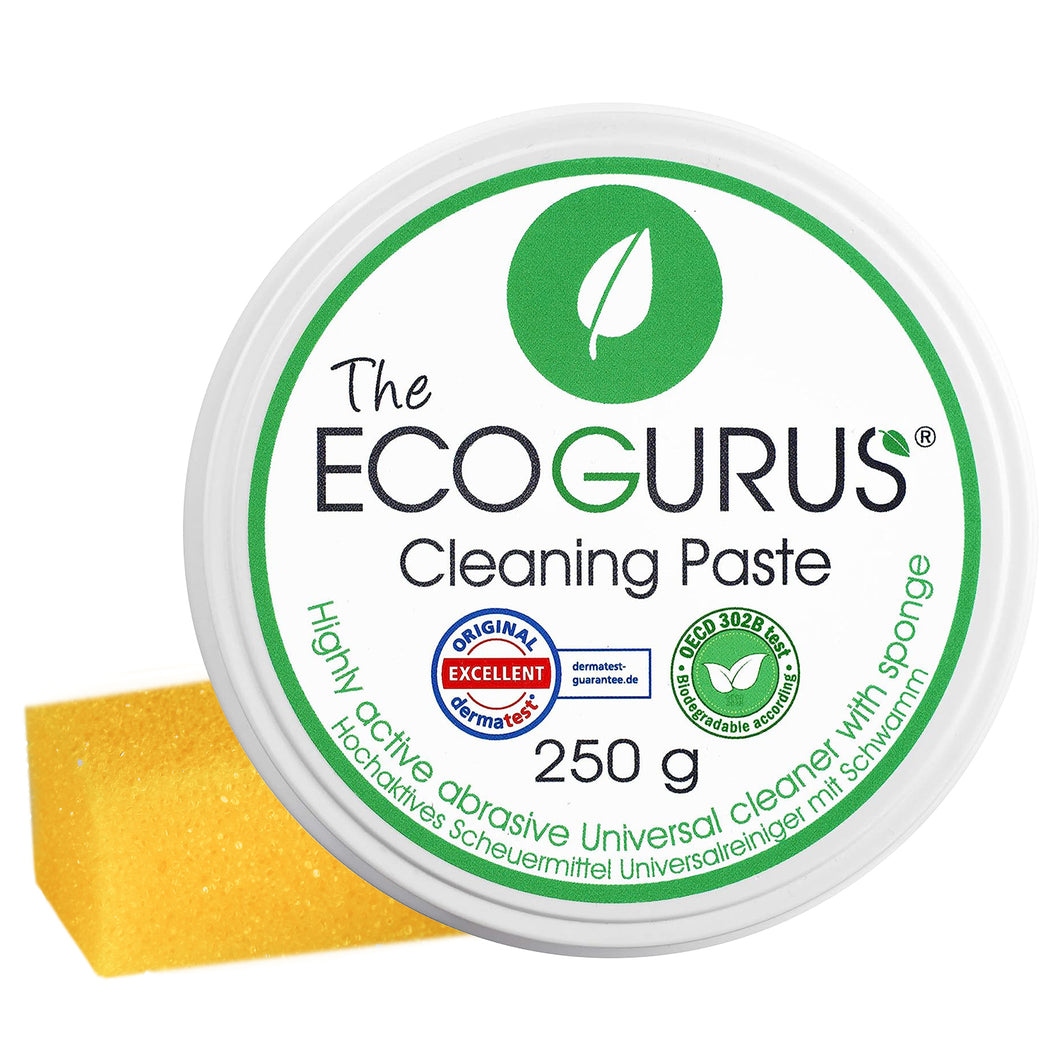 The EcoGurus Natural All-purpose Cleaner - Cleaning Paste -  Safe for kids and pets